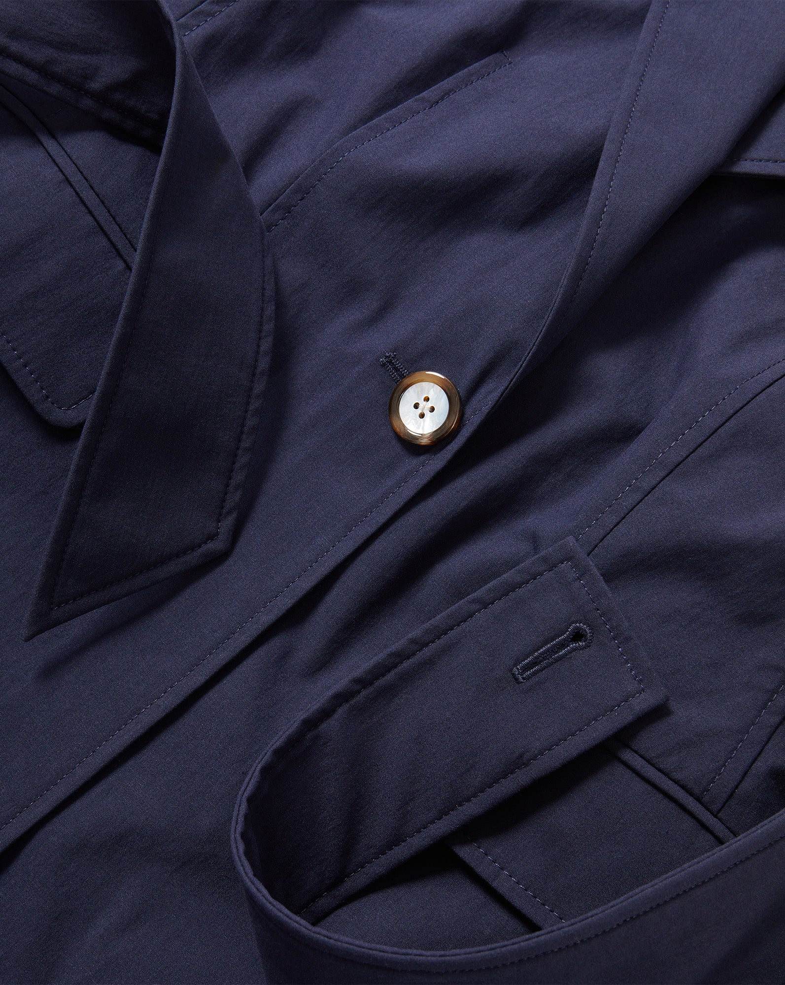 Howard Belted Jacket in Navy | Veronica Beard