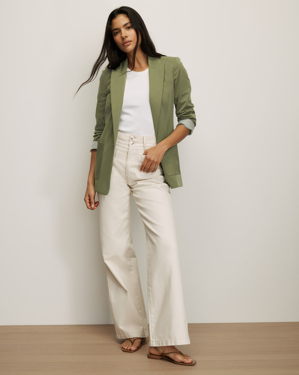 Veronica Beard Mcallin Dickey Jacket - Stone Army