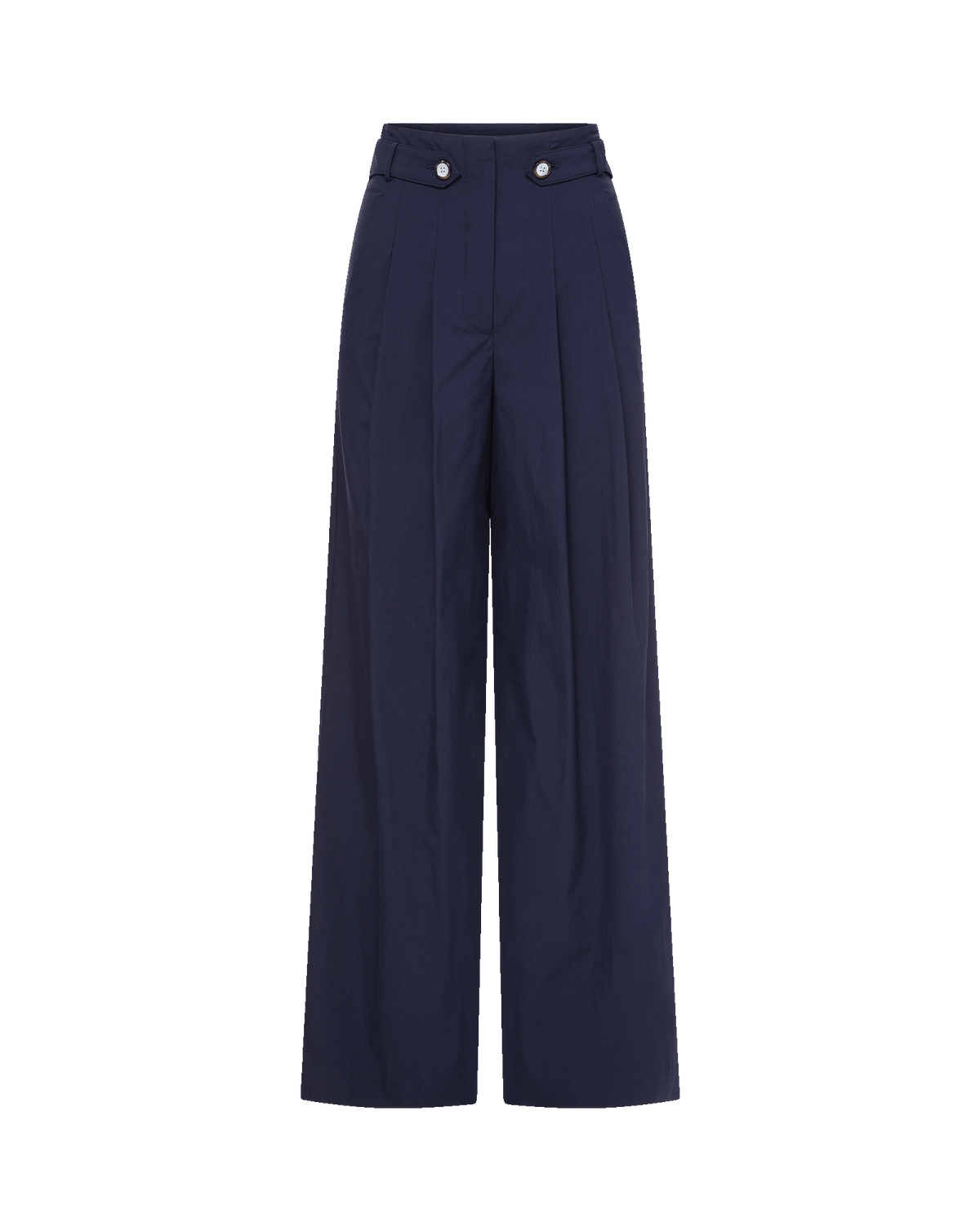 Allman Wide-Leg Pant in Navy | Veronica Beard