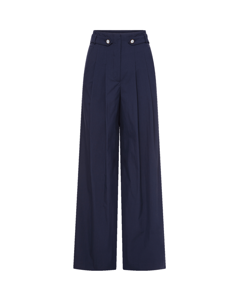 Radford Asymmetrical Hem Top in Navy | Veronica Beard