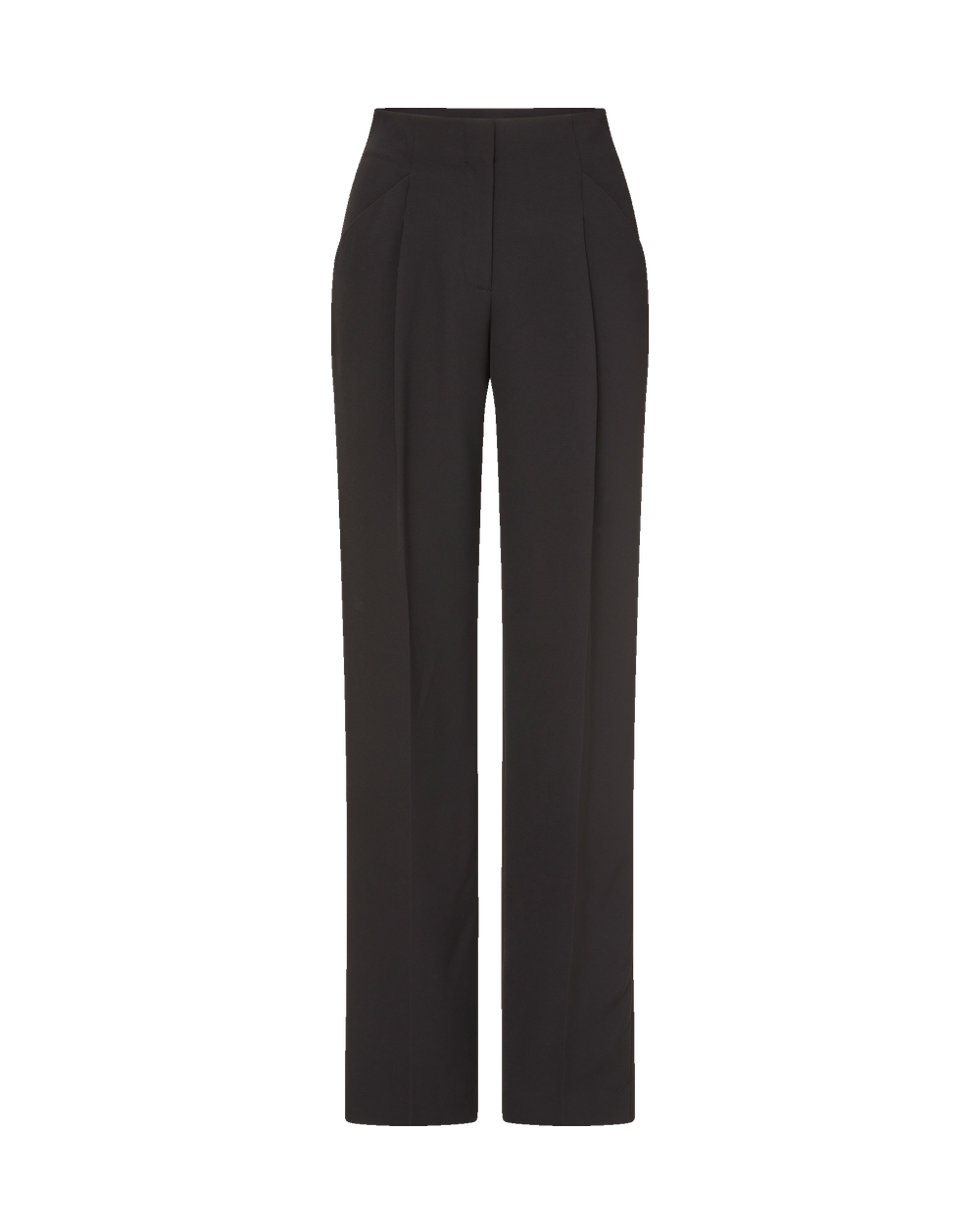 Kenneth Pleated Pant in Black | Veronica Beard
