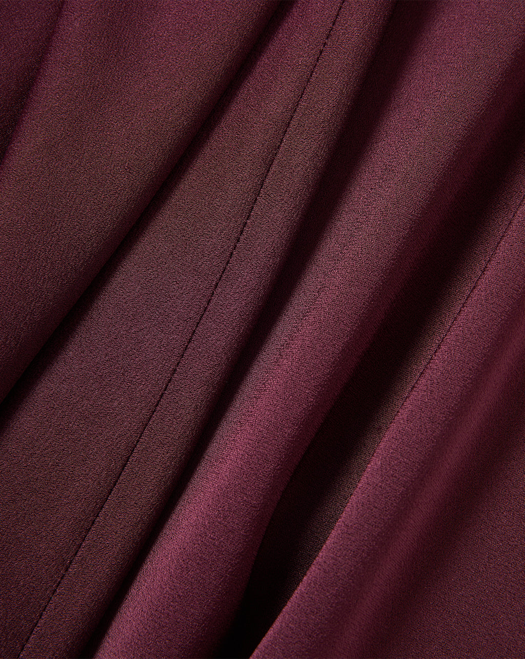 Veronica Beard Burgundy fabric with subtle pleats.