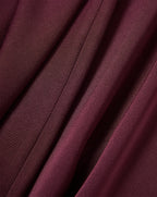 Veronica Beard Burgundy fabric with subtle pleats.