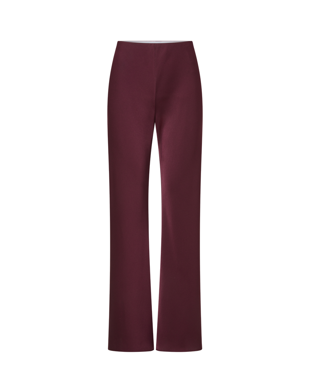 Veronica Beard Burgundy straight-leg trousers