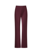 Veronica Beard Burgundy straight-leg trousers