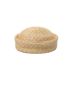 Veronica Beard Woven straw lidded storage basket