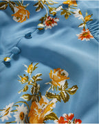 Veronica Beard Gabria Floral Mini Dress - Blue River Multi