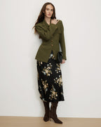 Veronica Beard Molyneux Tailored Jacket - Loden