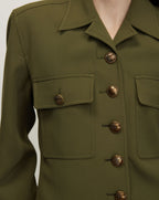Veronica Beard Molyneux Tailored Jacket - Loden
