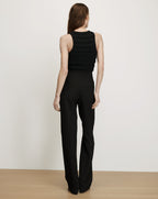 Veronica Beard Kenneth Pleated Pant - Black