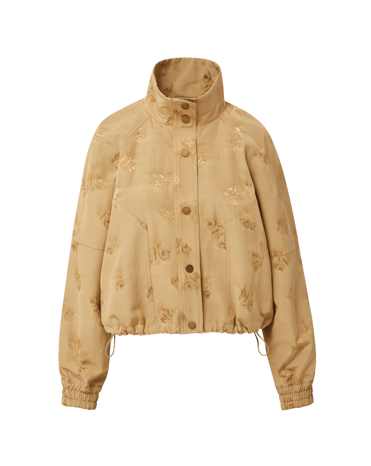 Ainsworth Jacquard Jacket in Tan Sand | Veronica Beard