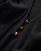 Veronica Beard Zainen Merino Wool Pullover - Black