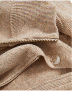 Veronica Beard Uptown Merino Wool-Cashmere Dickey - Oatmeal