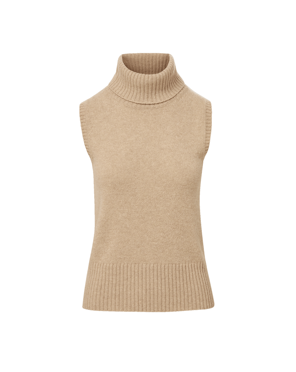 Veronica Beard Mazzy Cashmere Sleeveless Sweater - Oatmeal