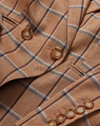Veronica Beard Rickie Plaid Dickey Jacket - Ochre Multi