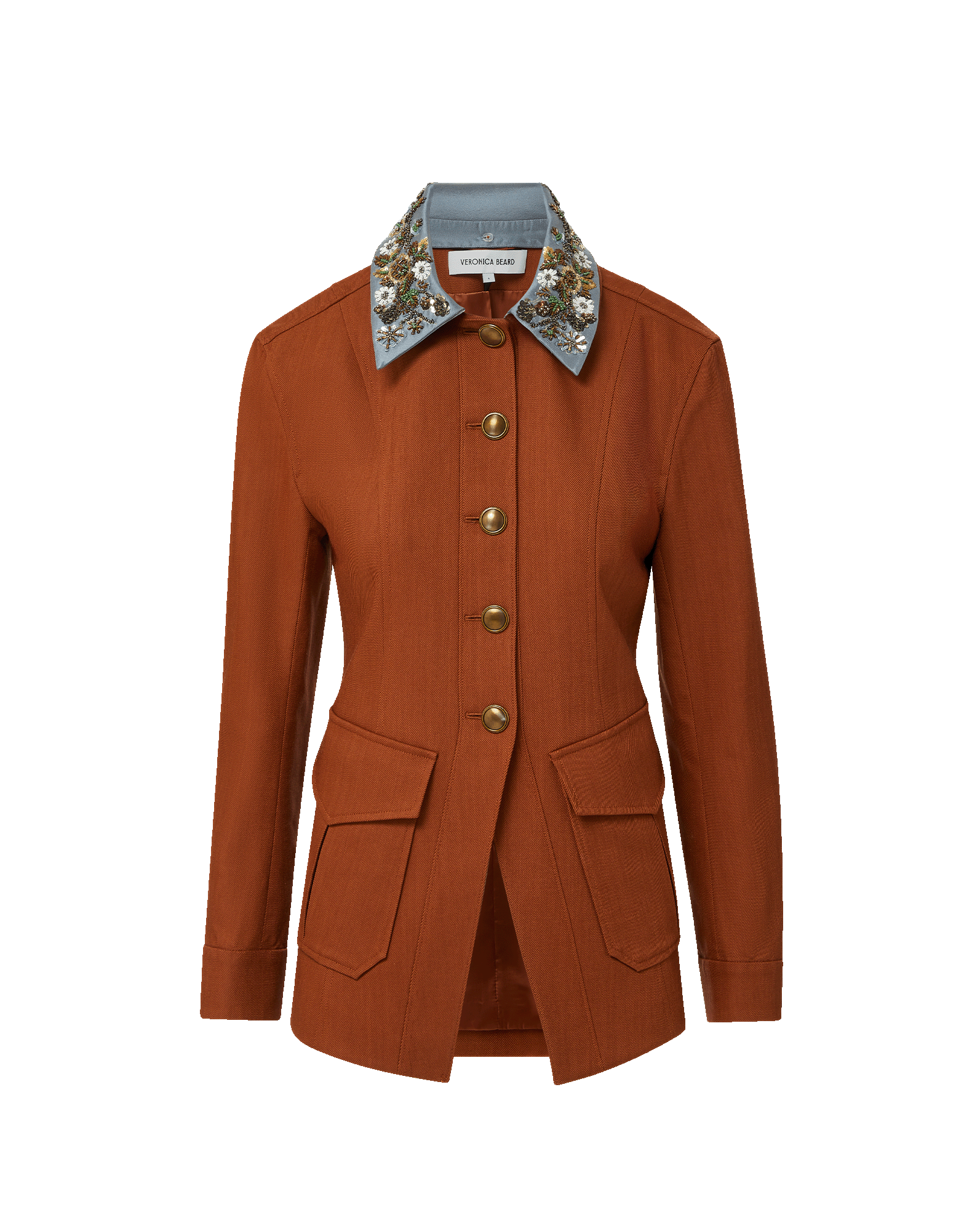 Laramie Dickey Jacket in Rust Red | Veronica Beard Laramie Dickey Jacket in Rust Red | Veronica Beard