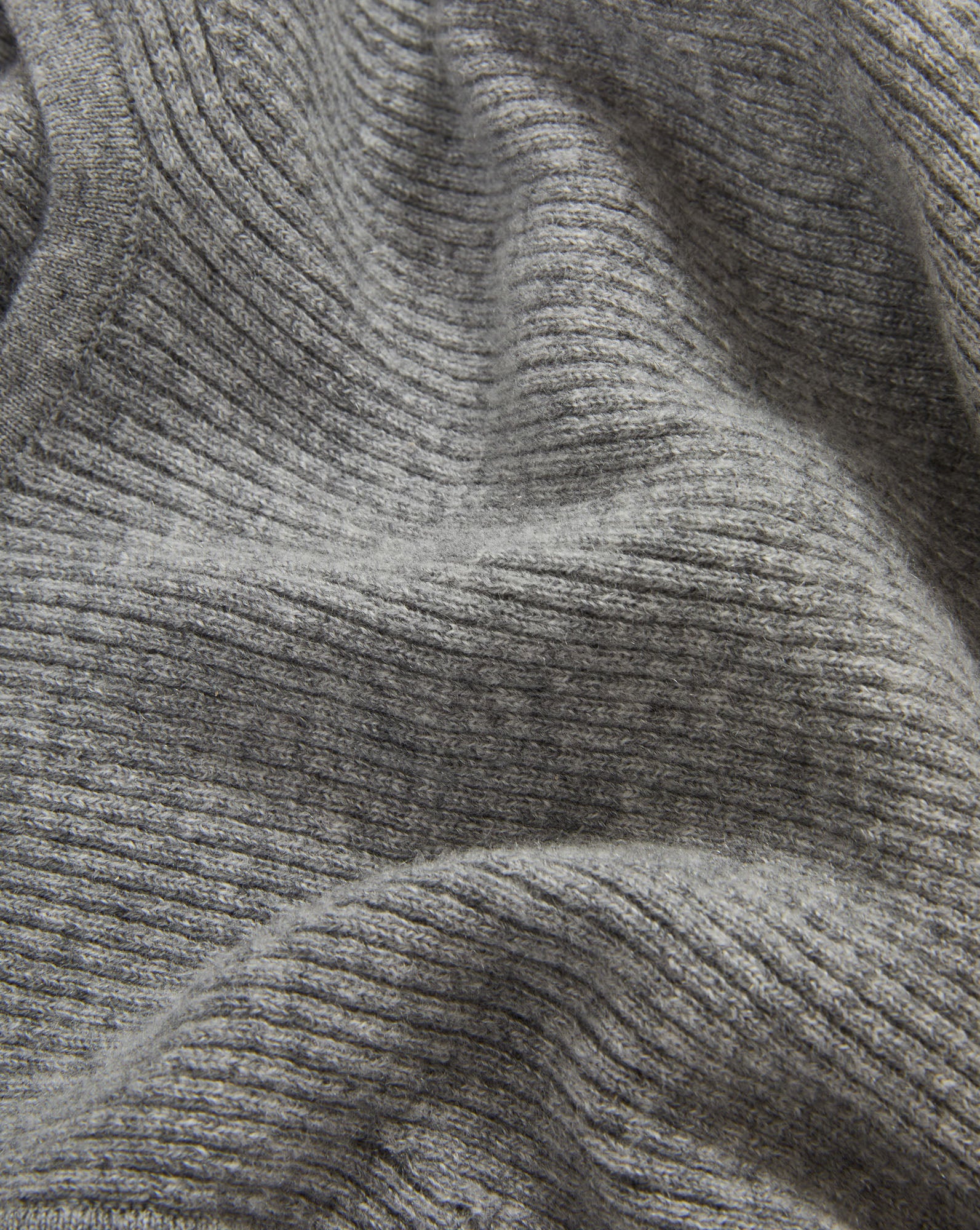 Veronica Beard Gray ribbed knit sweater.
