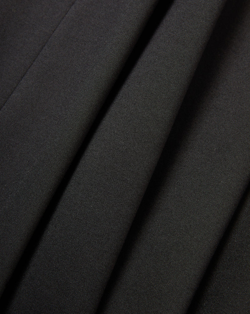 Veronica Beard Black fabric with subtle diagonal folds