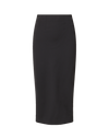 Veronica Beard Black pencil skirt, knee-length, high-waisted.