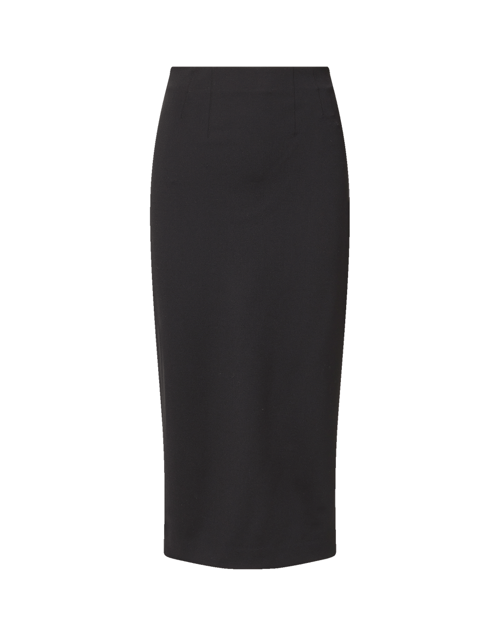 Veronica Beard Black pencil skirt, knee-length, high-waisted.