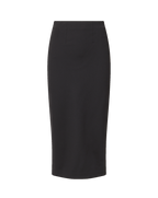 Veronica Beard Black pencil skirt, knee-length, high-waisted.