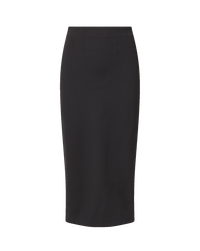 Veronica Beard Black pencil skirt, knee-length, high-waisted.