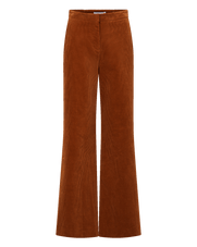 Veronica Beard Brown corduroy wide-leg pants