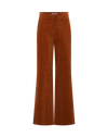 Veronica Beard Brown corduroy wide-leg pants