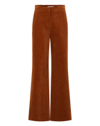 Veronica Beard Brown corduroy wide-leg pants