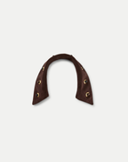 Veronica Beard Brown suede headband with gold and brown embellishments