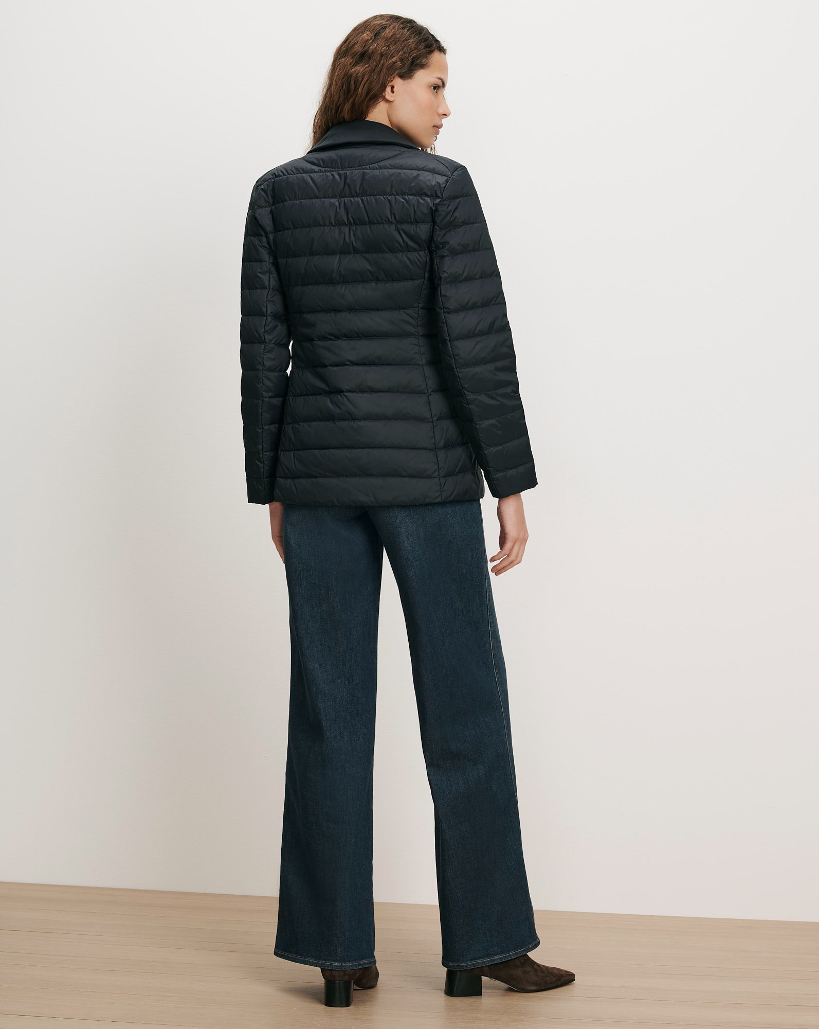 The Puffer Blazer in Navy | Veronica Beard