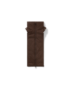 Veronica Beard Brown puffer vest with high collar and full zipper.