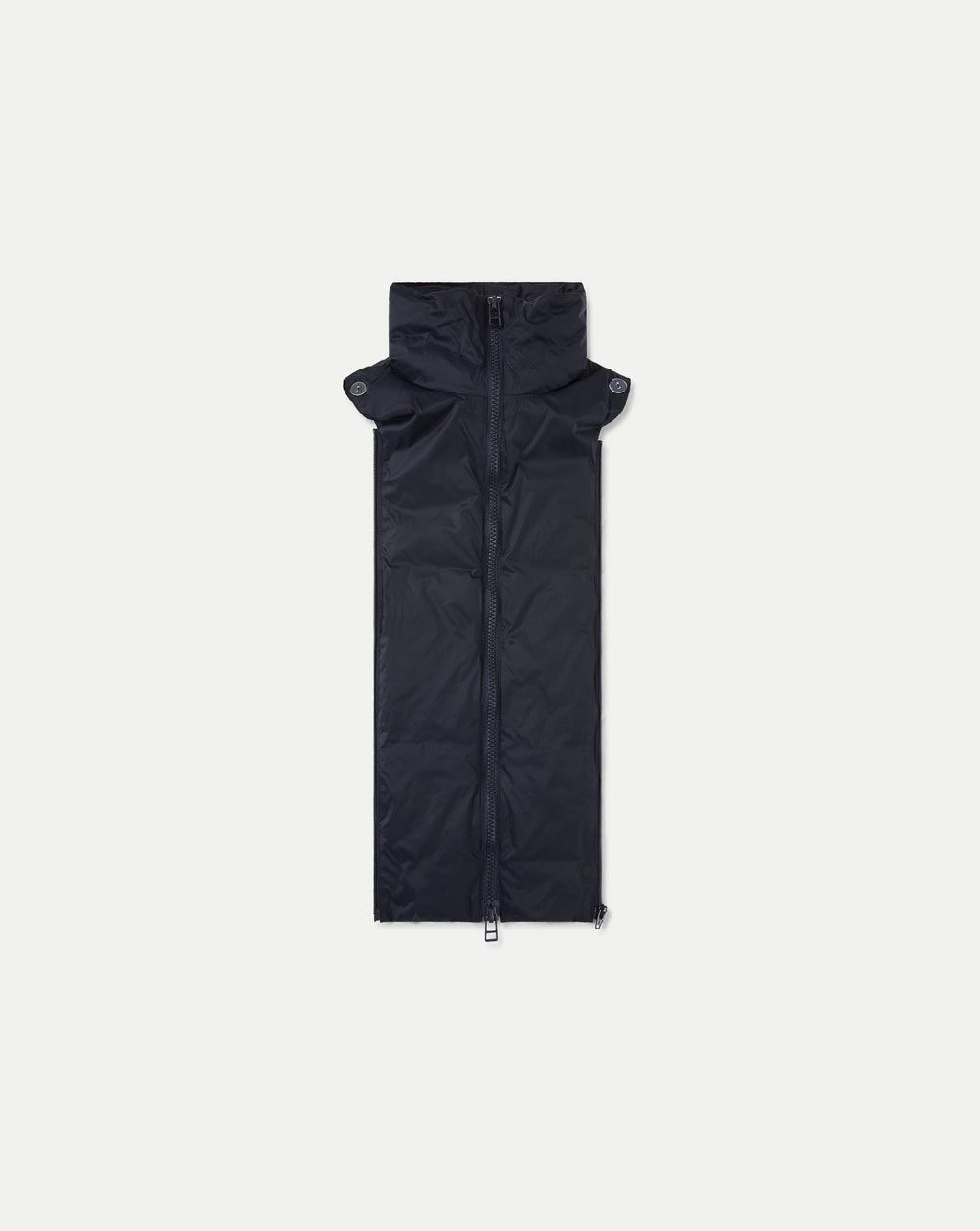 Veronica Beard Navy quilted nylon scarf with zipper