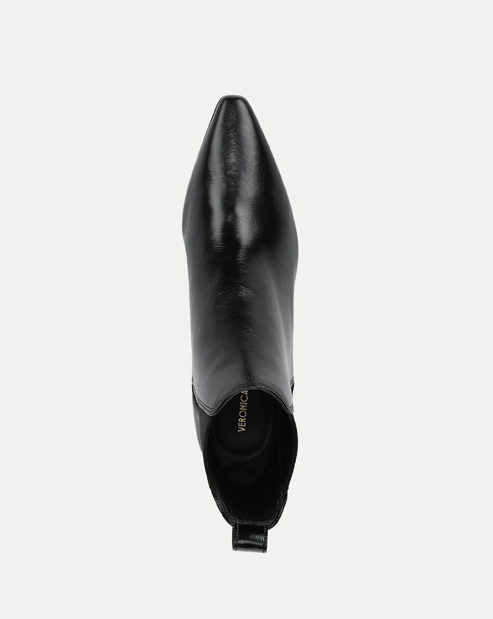 Veronica Beard Black leather pointed-toe ankle boot