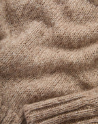 Veronica Beard Brown knit sweater with ribbed cuffs.