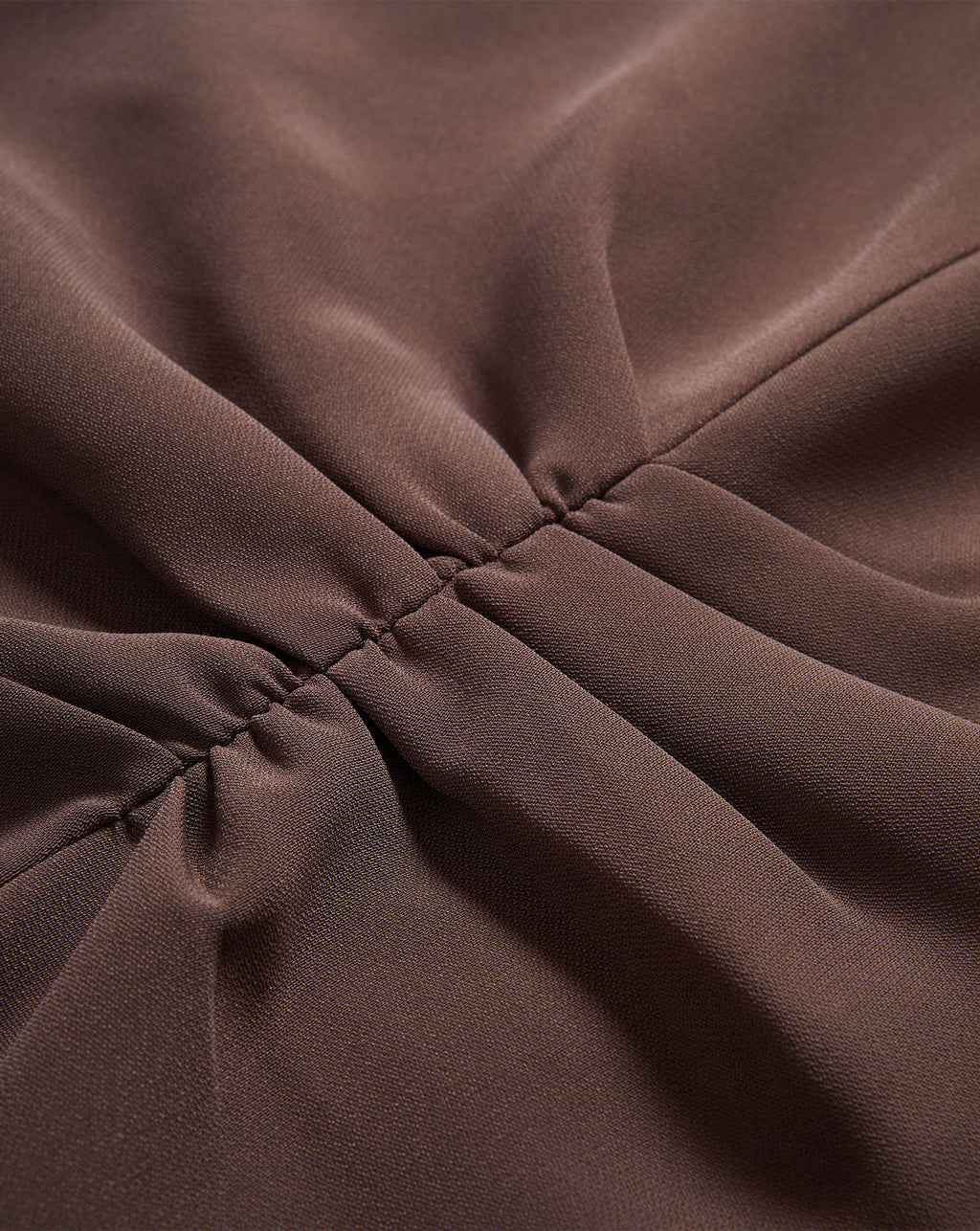 Veronica Beard Brown ruched dress with gathered details
