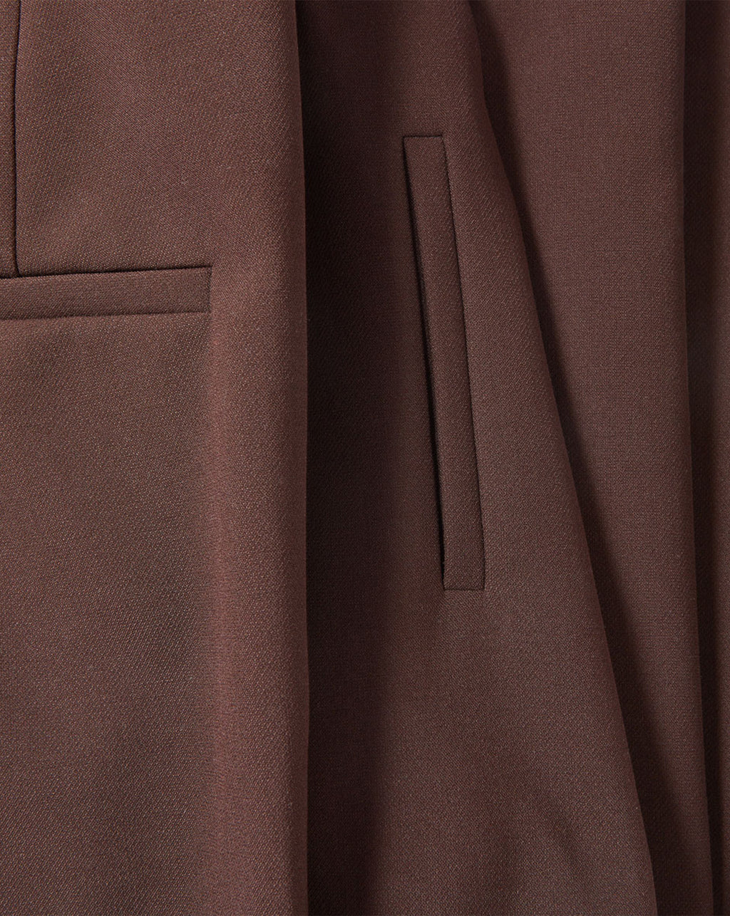 Veronica Beard Brown woven fabric blazer with a side pocket.