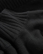 Veronica Beard Black ribbed knit sweater.