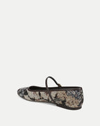 Veronica Beard Floral tapestry Mary Jane flat shoe