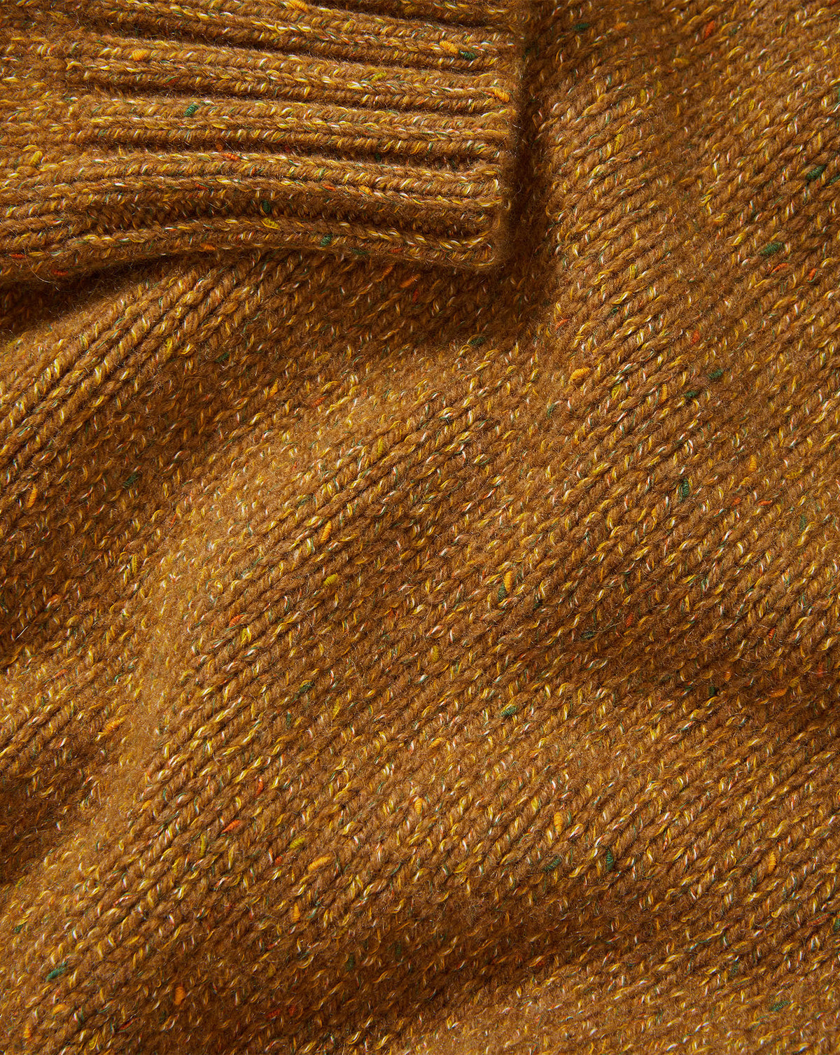 Veronica Beard Brown melange wool cable knit sweater.