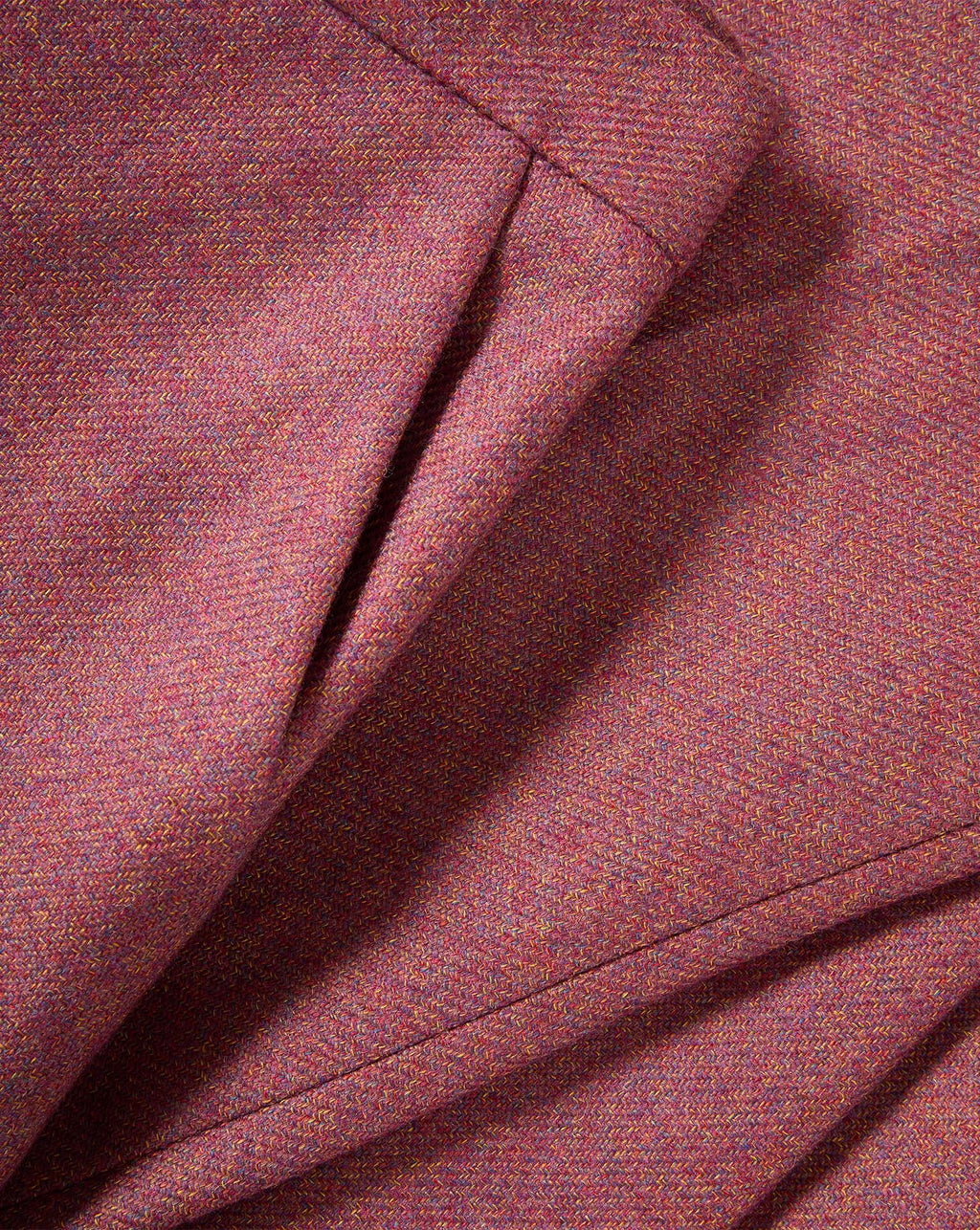 Ten Rosy Roses Tonelli Wide-Leg Pant in Garnet Rose Melange | Veronica Beard