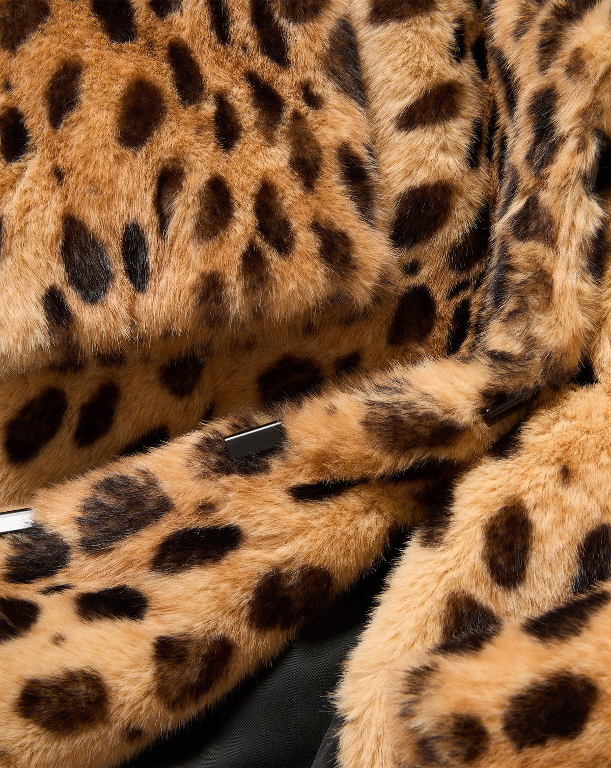 Veronica Beard Brown leopard print faux fur jacket.