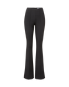 Veronica Beard Black flared trousers with front seam details.
