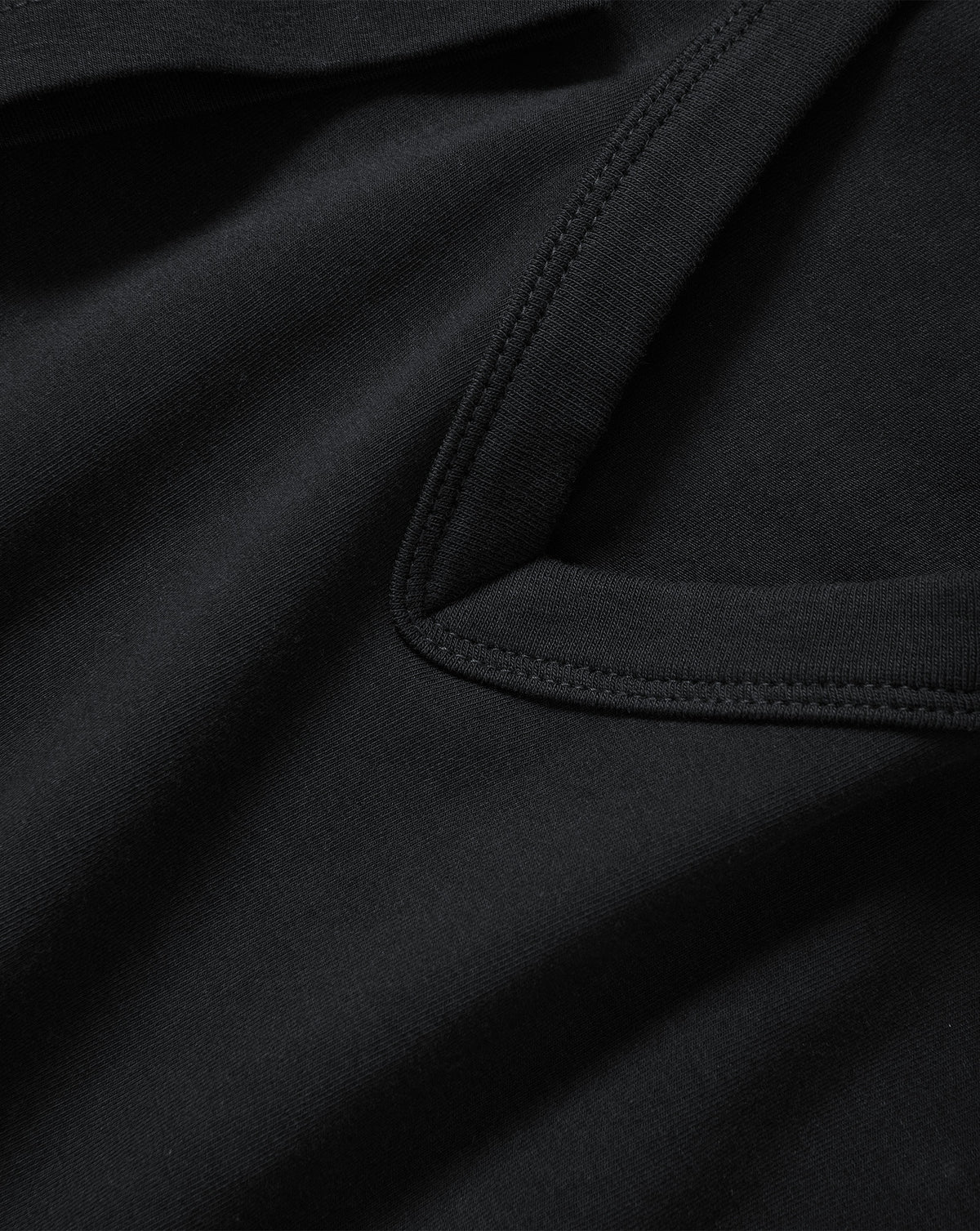 Veronica Beard Black v-neck cotton t-shirt with ribbed trim.
