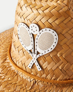Veronica Beard Racquet Straw Hat