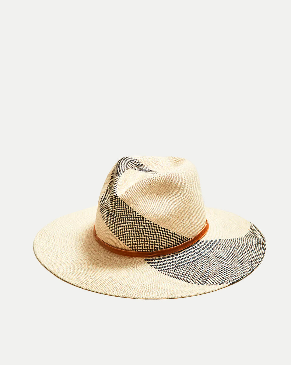 Veronica Beard Geranium Hat - Black Multi