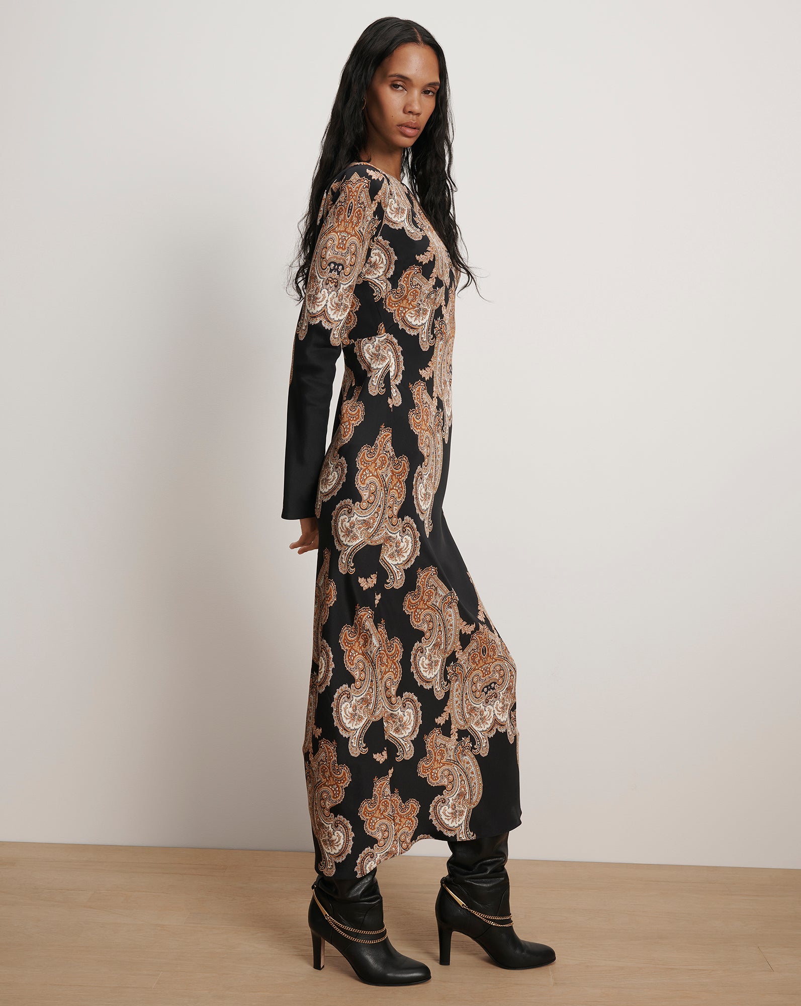Veronica Beard Lupita Paisley Maxi Dress | Black Multi | Size 00 Veronica Beard Lupita Paisley Maxi Dress | Black Multi | Size 00