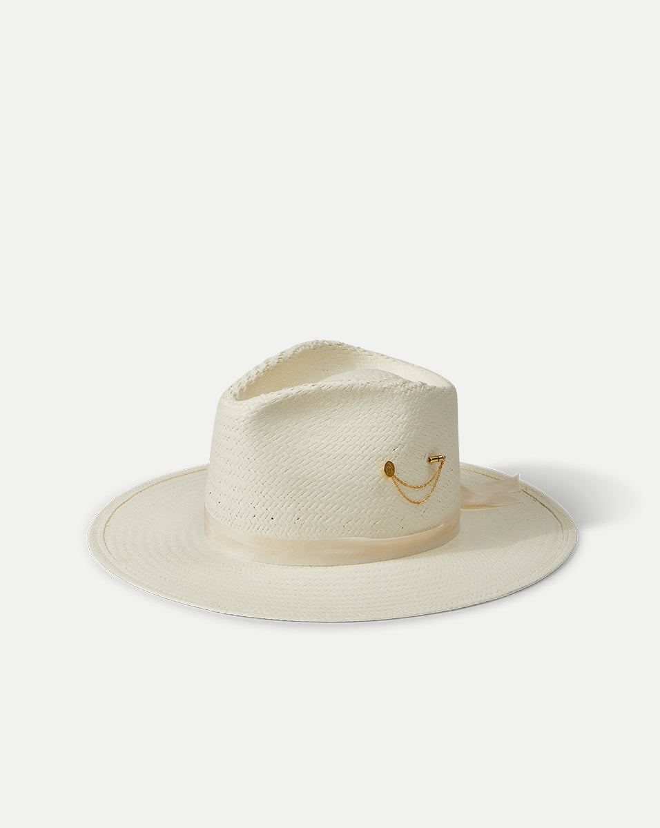 Wanderer Hat in White | Veronica Beard