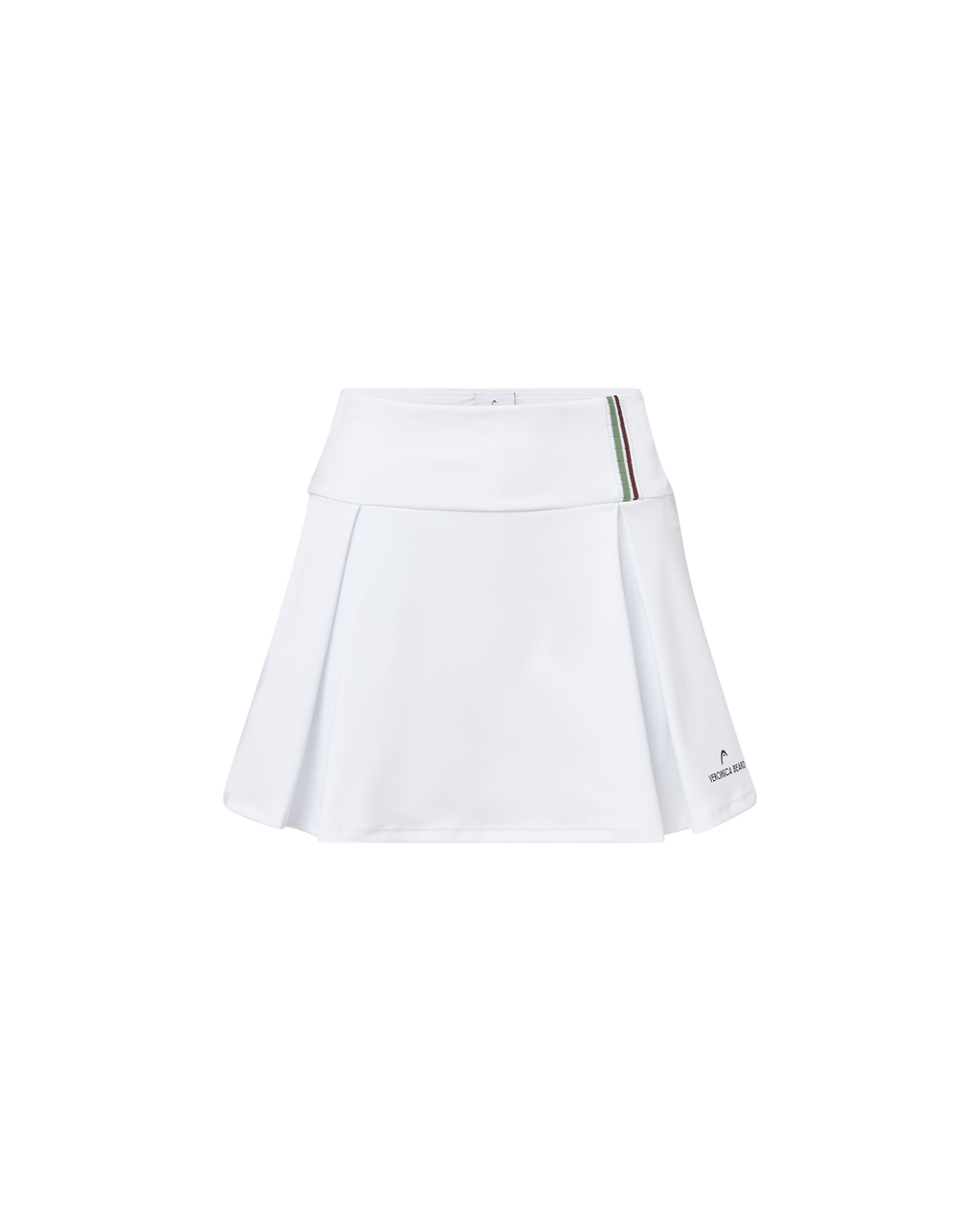 Veronica Beard Deuce Pleated Tennis Skort White