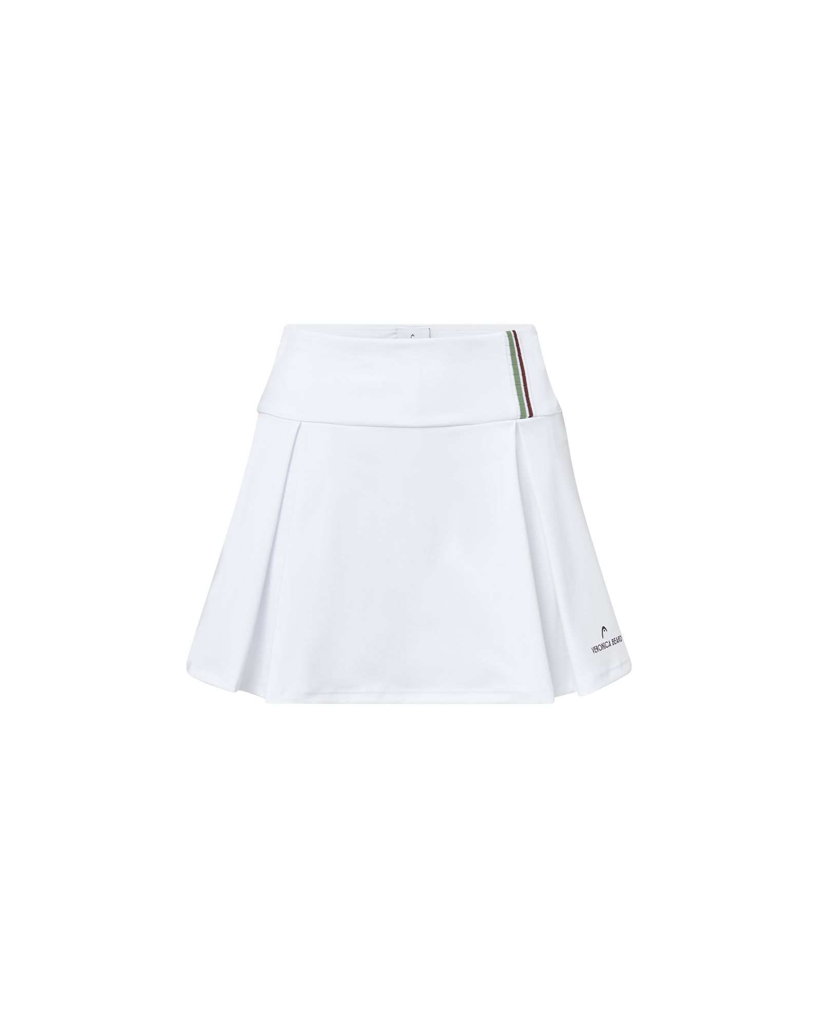 Veronica Beard Deuce Pleated Tennis Skort White